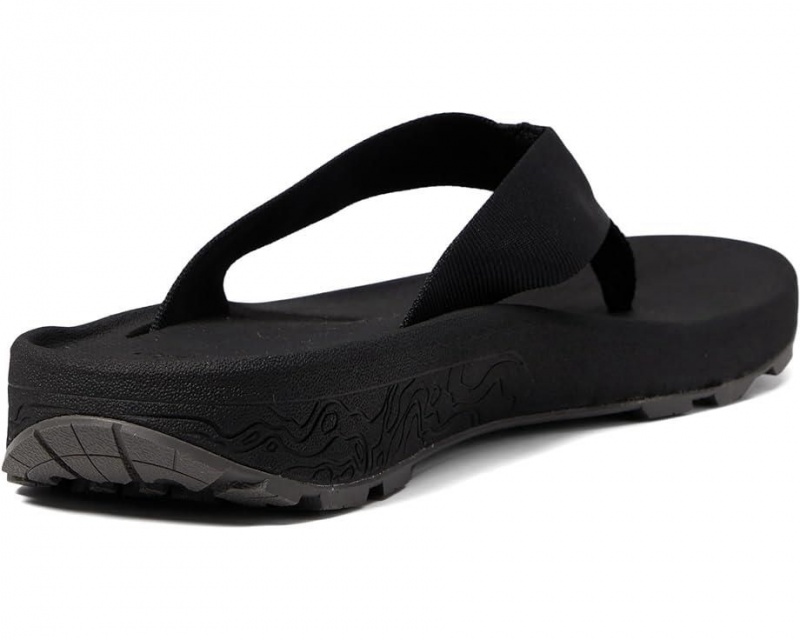 Black Teva Hydratrek Men's Flip Flops | 28345-OMHX