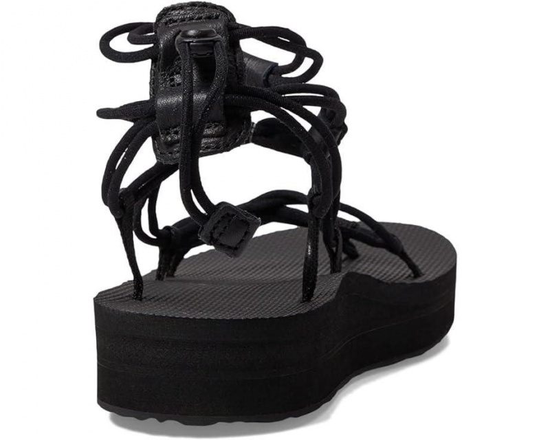 Black Teva Midform Infinity Women's Sandals | 85629-RXSC