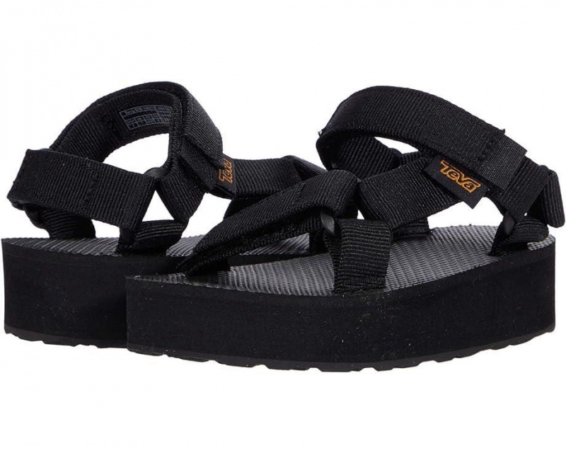 Black Teva Midform Universal Kids\' Sandals | 86524-IPAW