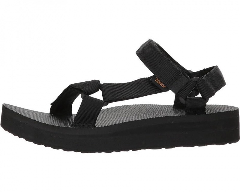 Black Teva Midform Universal Women's Sandals | 03298-RNUK