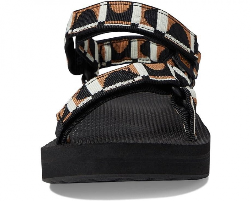 Black Teva Midform Universal Women's Sandals | 97526-VCLO