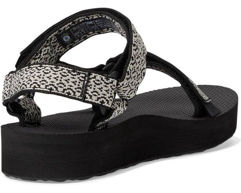 Black Teva Midform Universal Women's Sandals | 02834-LNMO