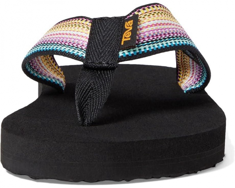 Black Teva Mush Ii Kids' Flip Flops | 51406-GZSM