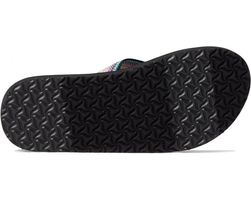 Black Teva Mush Ii Kids' Flip Flops | 51406-GZSM