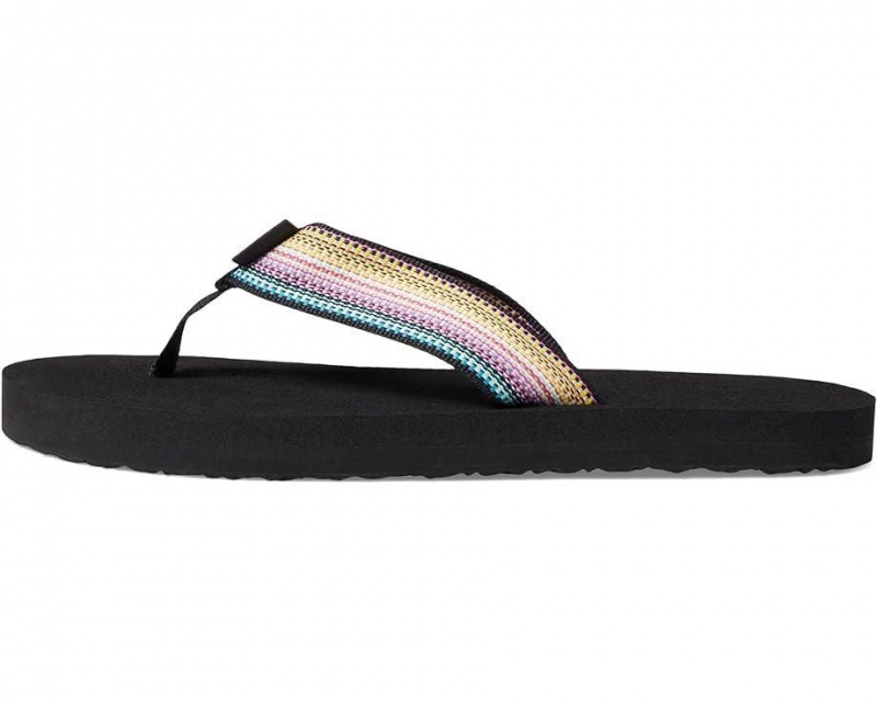 Black Teva Mush Ii Kids' Flip Flops | 51406-GZSM