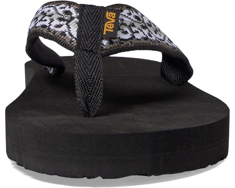 Black Teva Mush Ii Women's Flip Flops | 12634-XUPI