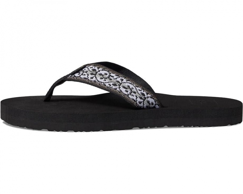 Black Teva Mush Ii Women's Flip Flops | 12634-XUPI