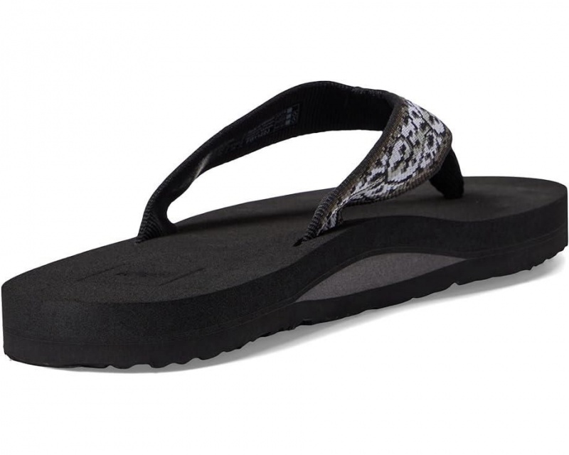 Black Teva Mush Ii Women's Flip Flops | 12634-XUPI