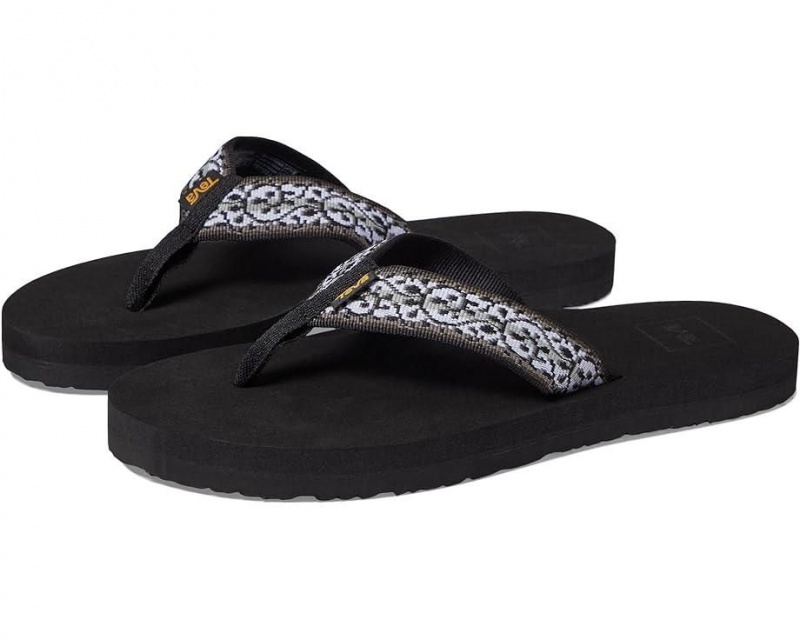 Black Teva Mush Ii Women\'s Flip Flops | 12634-XUPI