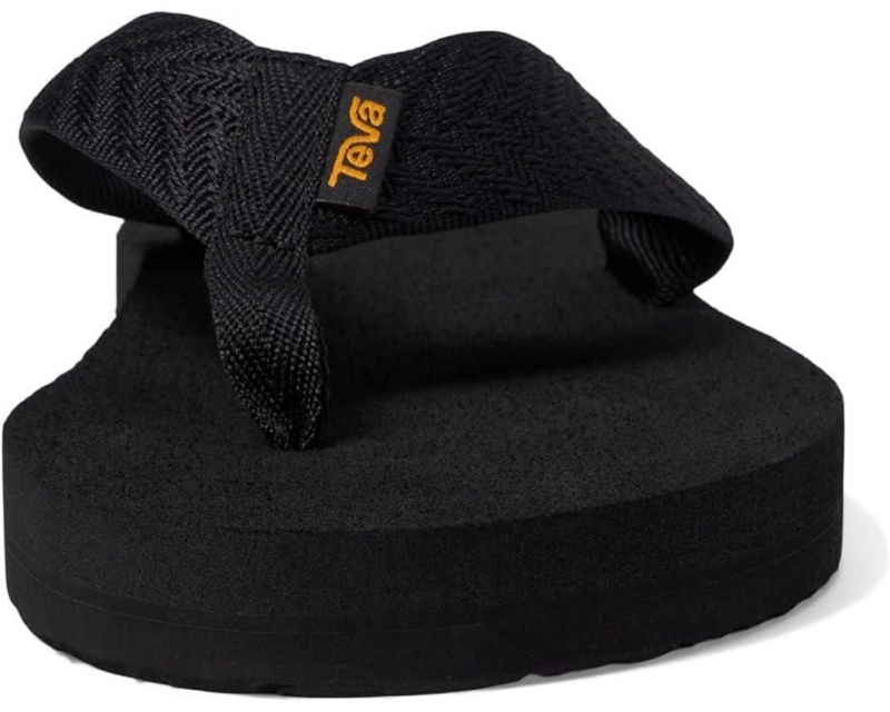 Black Teva Mush Ii Women's Flip Flops | 20136-FHYO