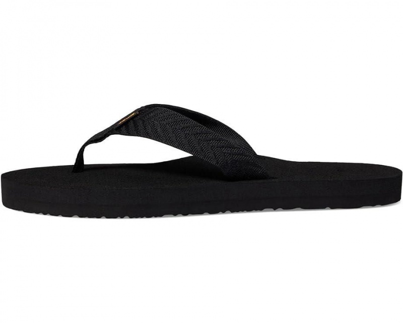 Black Teva Mush Ii Women's Flip Flops | 20136-FHYO