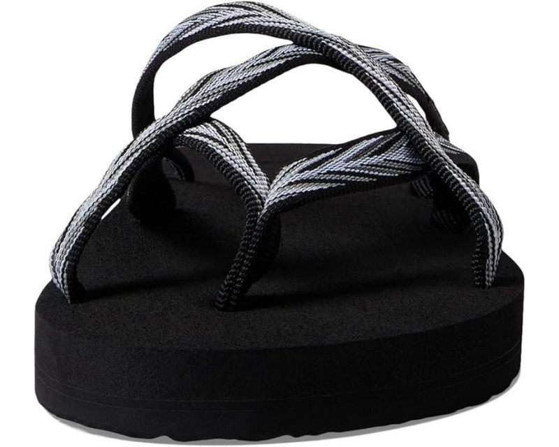 Black Teva Olowahu Women's Flip Flops | 19653-DFIW