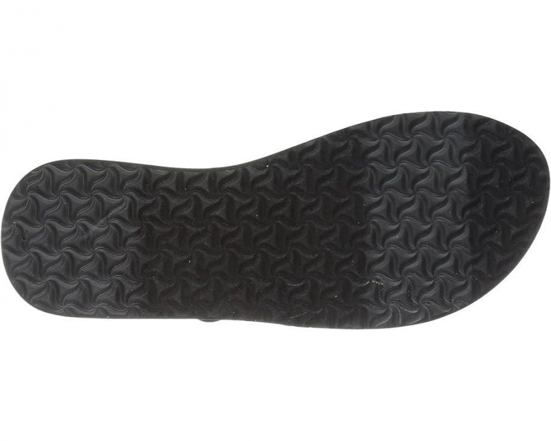 Black Teva Olowahu Women's Flip Flops | 30756-VUAF