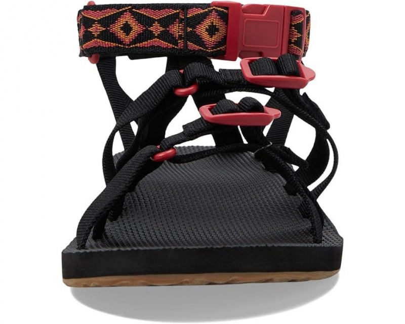 Black Teva Original Alp Revivew Men's Sandals | 51986-SMXA