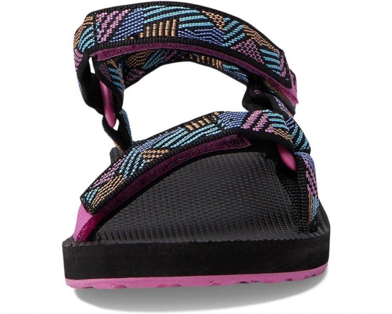 Black Teva Original Universal Kids' Sandals | 83650-VOSH