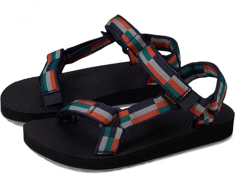 Black Teva Original Universal Kids\' Sandals | 01937-LYUM