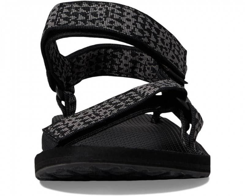 Black Teva Original Universal Men's Sandals | 58674-WMDE