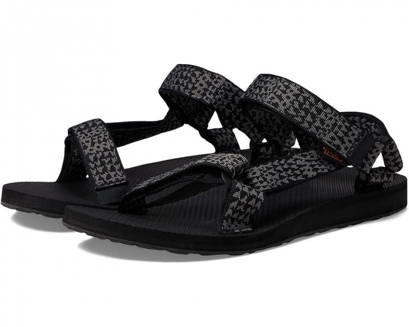 Black Teva Original Universal Men\'s Sandals | 58674-WMDE