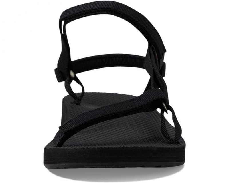 Black Teva Original Universal Slim Women's Sandals | 49267-ZNBW