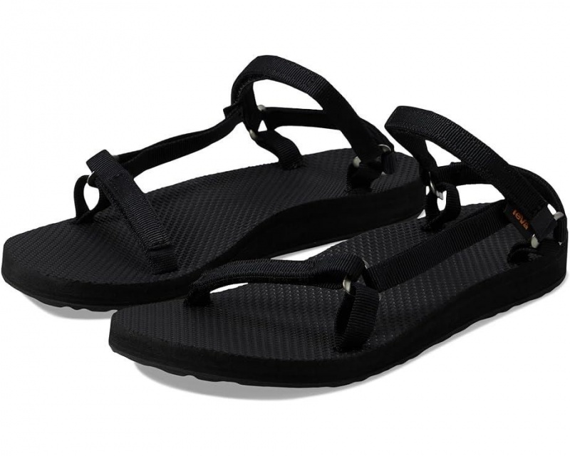 Black Teva Original Universal Slim Women\'s Sandals | 49267-ZNBW