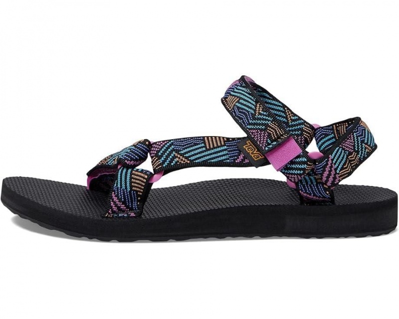 Black Teva Original Universal Women's Sandals | 29148-NQJX