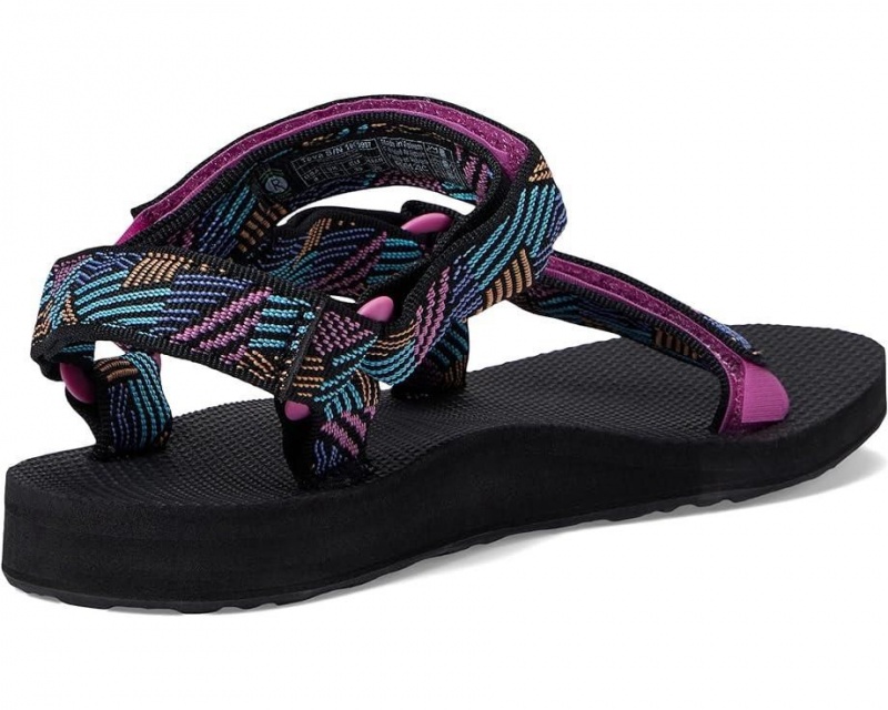 Black Teva Original Universal Women's Sandals | 29148-NQJX