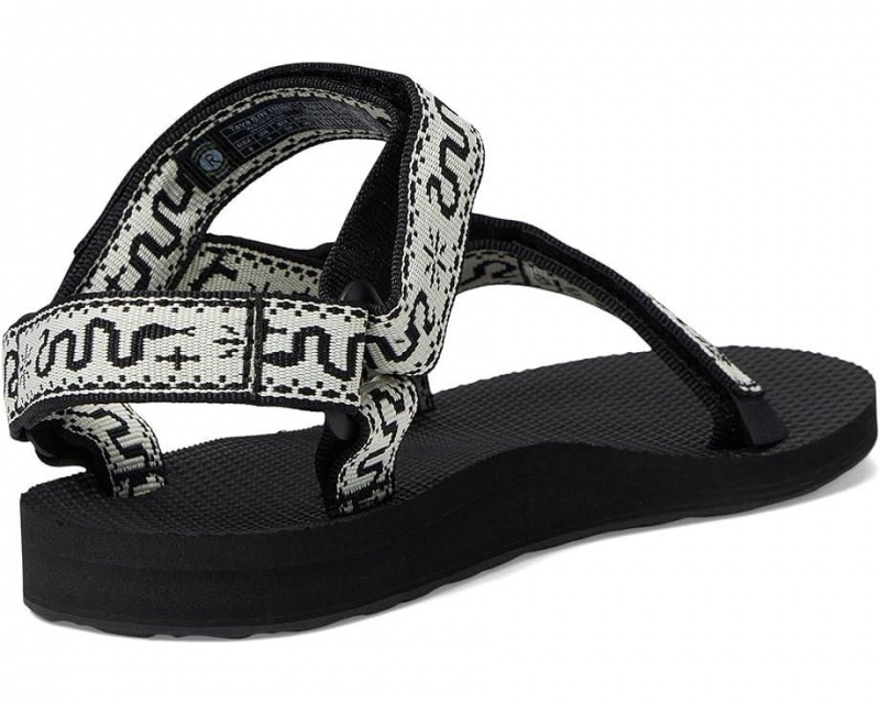 Black Teva Original Universal Women's Sandals | 87140-FUCL