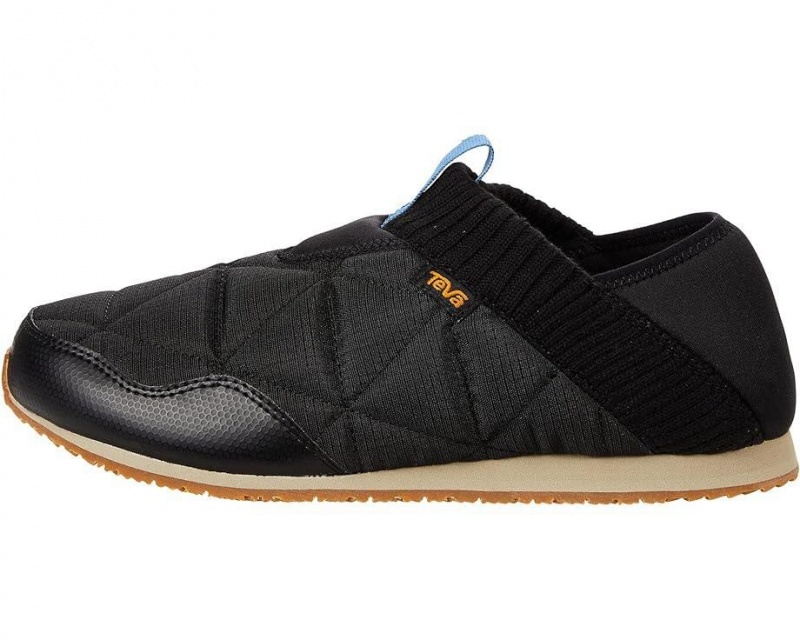 Black Teva Reember Men's Sneakers | 13802-ZQUR