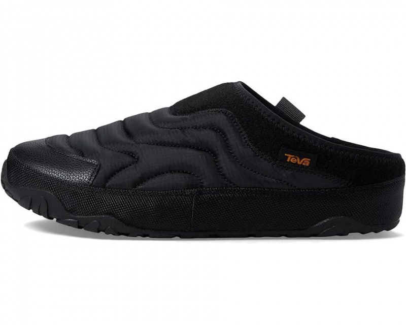 Black Teva Reember Terrain Men's Slippers | 05713-UVXO