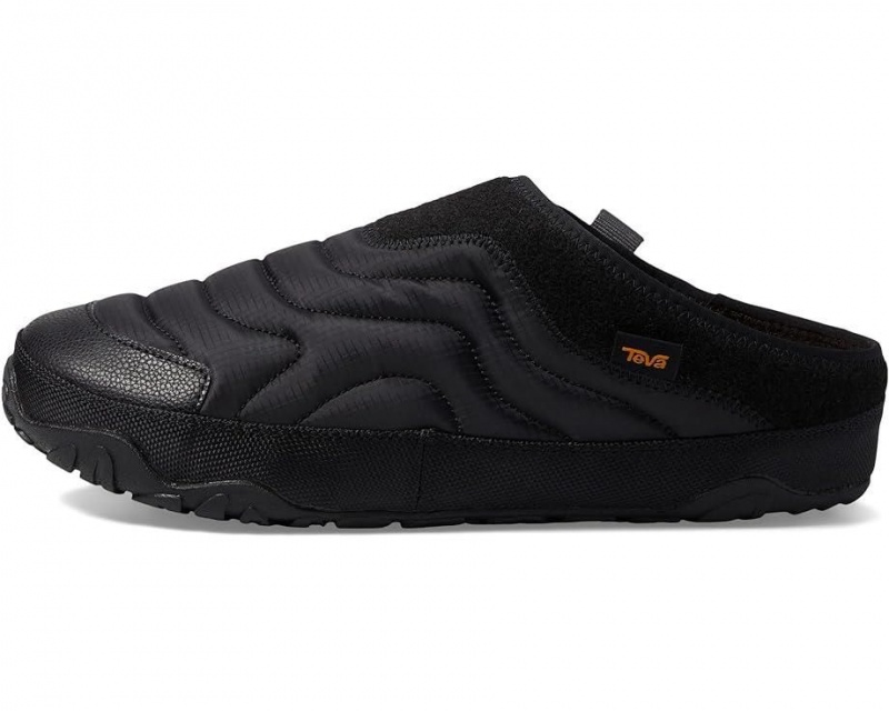 Black Teva Reember Terrain Men's Slippers | 87521-OJTL