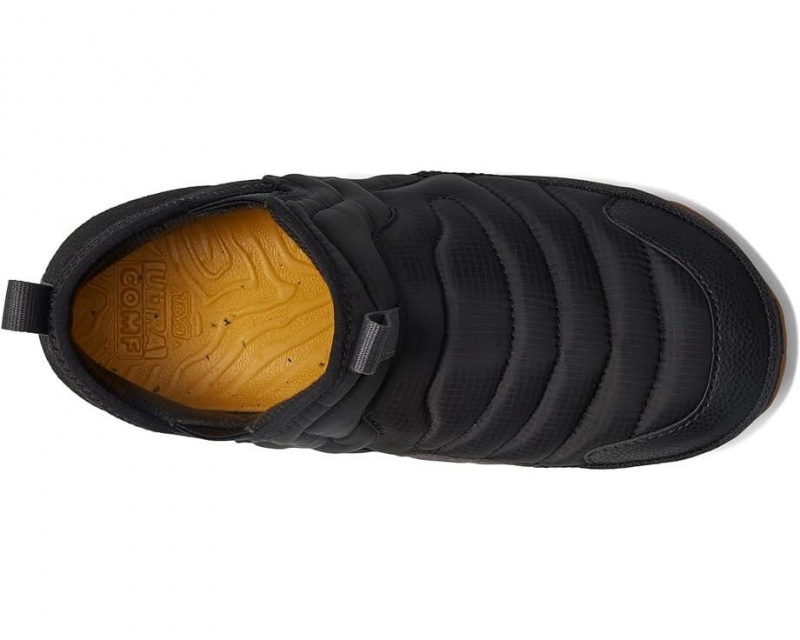 Black Teva Reember Terrain Mid Men's Slippers | 42076-CIRJ