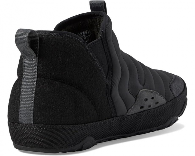 Black Teva Reember Terrain Mid Men's Slippers | 85310-FIVD