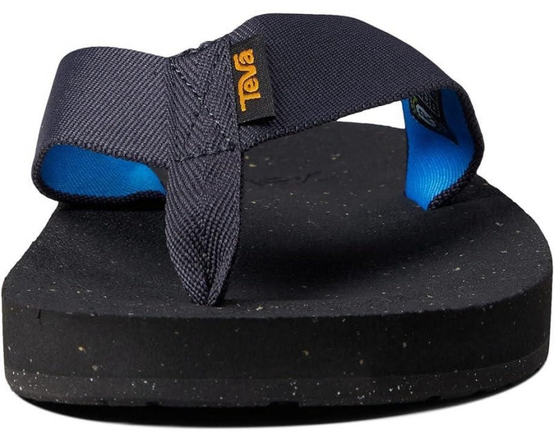 Black Teva Reflip Men's Flip Flops | 64927-ILAN