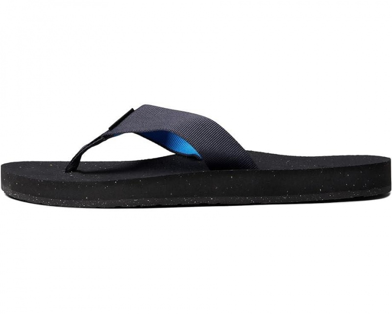 Black Teva Reflip Men's Flip Flops | 64927-ILAN