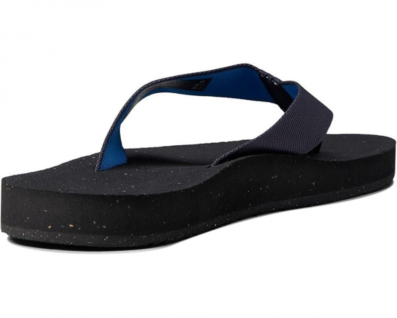 Black Teva Reflip Men's Flip Flops | 64927-ILAN