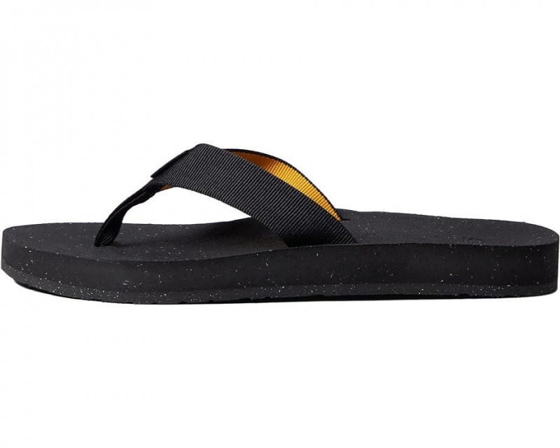 Black Teva Reflip Women's Flip Flops | 52631-UADN