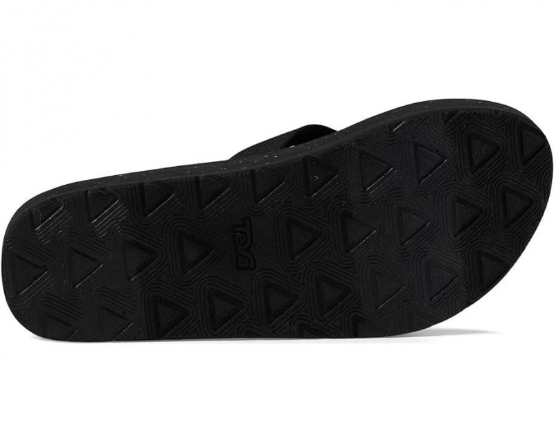 Black Teva Reflip Women's Flip Flops | 60721-GKVN