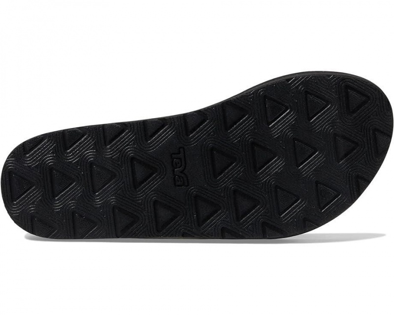 Black Teva Reflip Women's Flip Flops | 80637-WBIJ