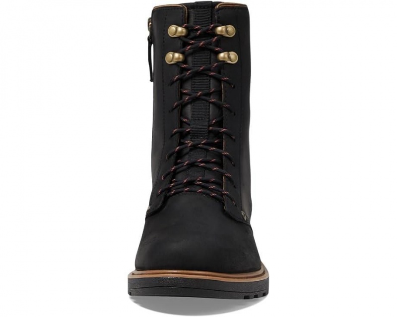 Black Teva Rowena Lace Women's Boots | 26503-YEKS