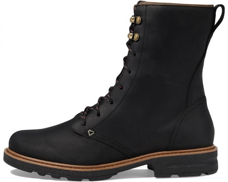 Black Teva Rowena Lace Women's Boots | 26503-YEKS