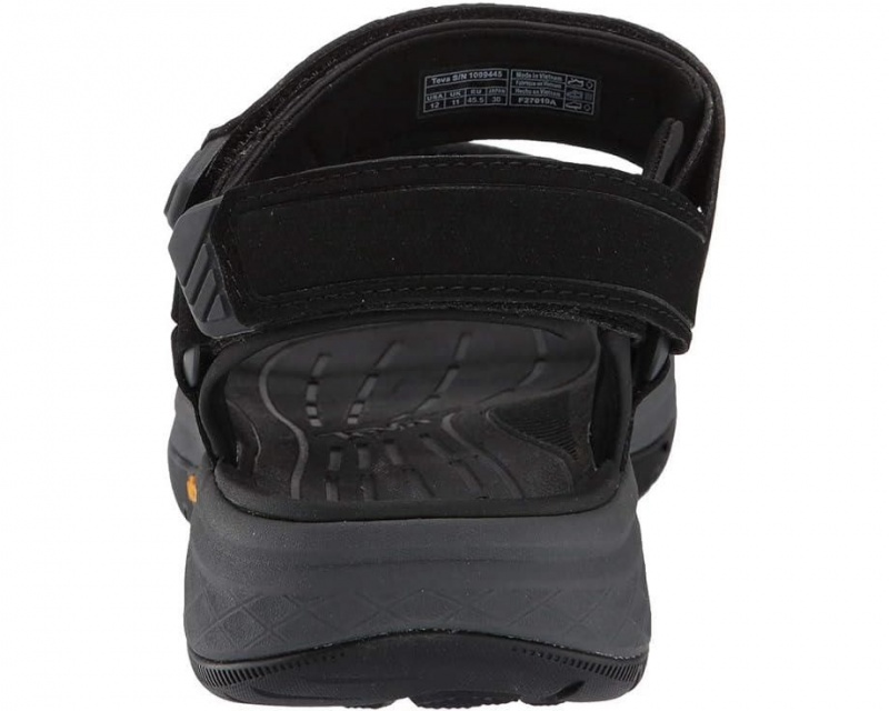 Black Teva Strata Universal Men's Sandals | 36485-MVSQ