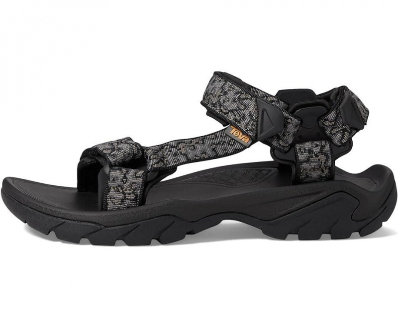 Black Teva Terra Fi 5 Universal Men's Sandals | 26710-WPSC