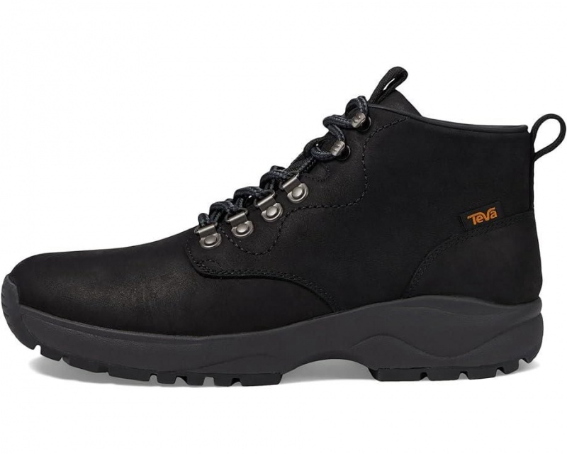 Black Teva Tusayan Men's Hiking Boots | 48765-FASC