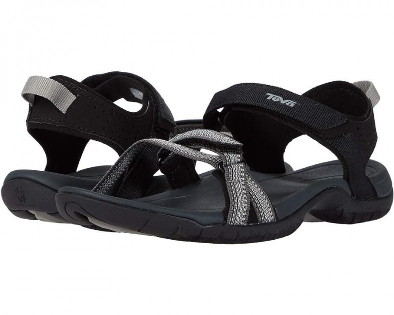 Black Teva Verra Women\'s Sandals | 60215-NTRI