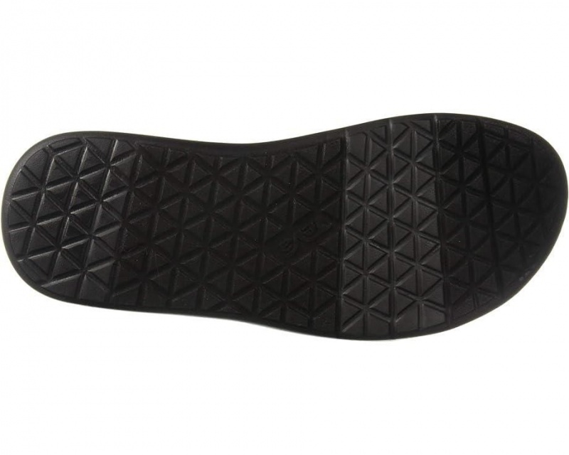 Black Teva Voya Men's Flip Flops | 14263-HVXP