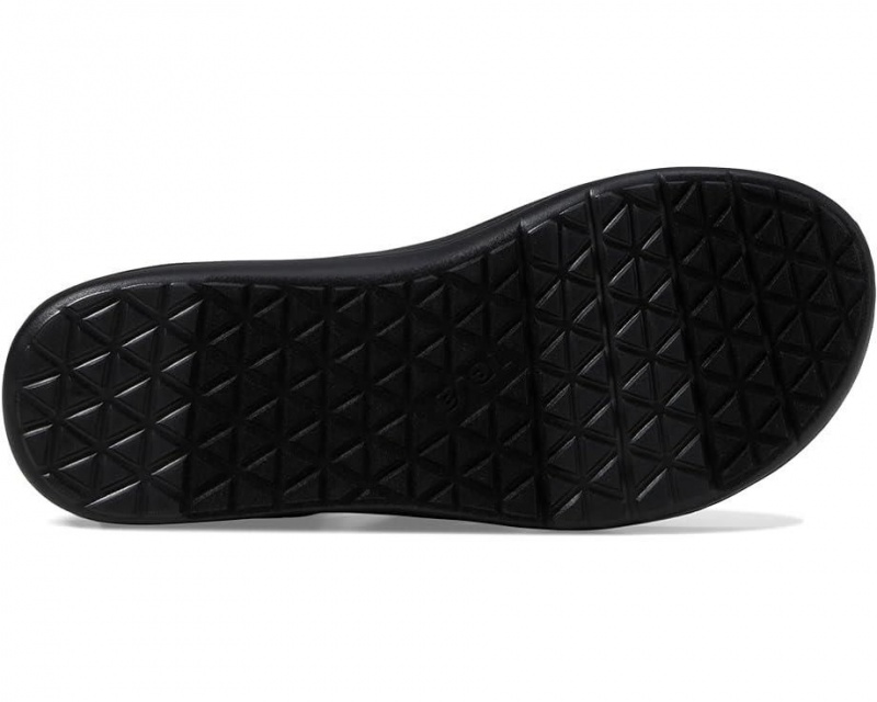 Black Teva Voya Women's Flip Flops | 37081-GFJQ