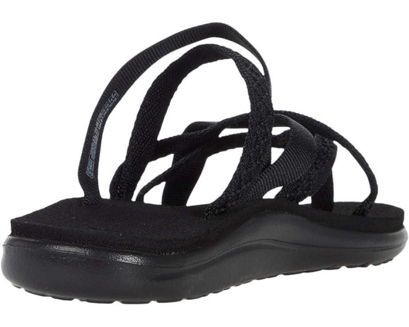 Black Teva Voya Zillesa Women's Flip Flops | 29485-DGPJ