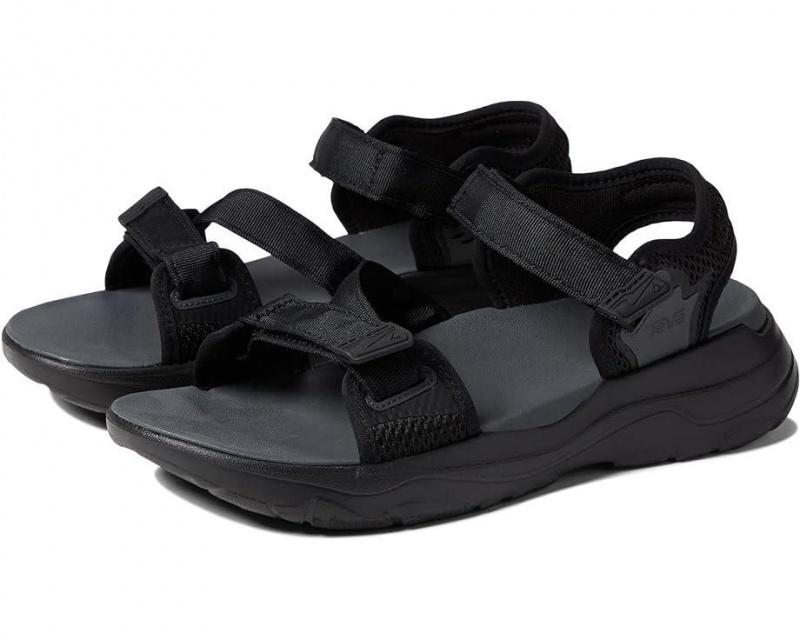 Black Teva Zymic Women\'s Sandals | 80326-YDWM