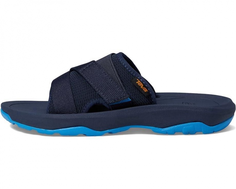 Blue Teva Hurricane Verge Slide Kids' Sandals | 54093-ZLXF