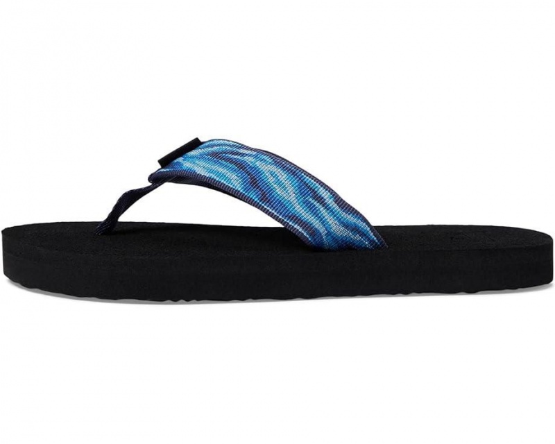 Blue Teva Mush Ii Kids' Flip Flops | 59364-UGXS